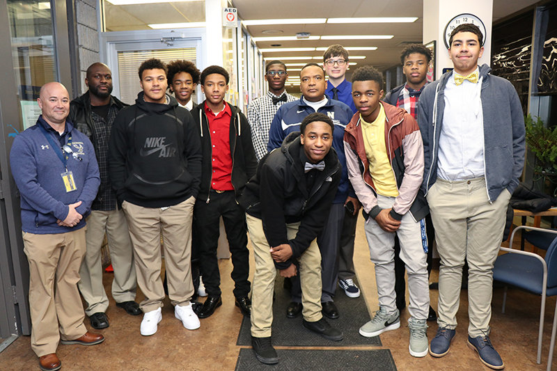 The NFA JV Boys Basketball Team was recognized Tuesday night with a ceremony at the NECSD Board of Education meeting.