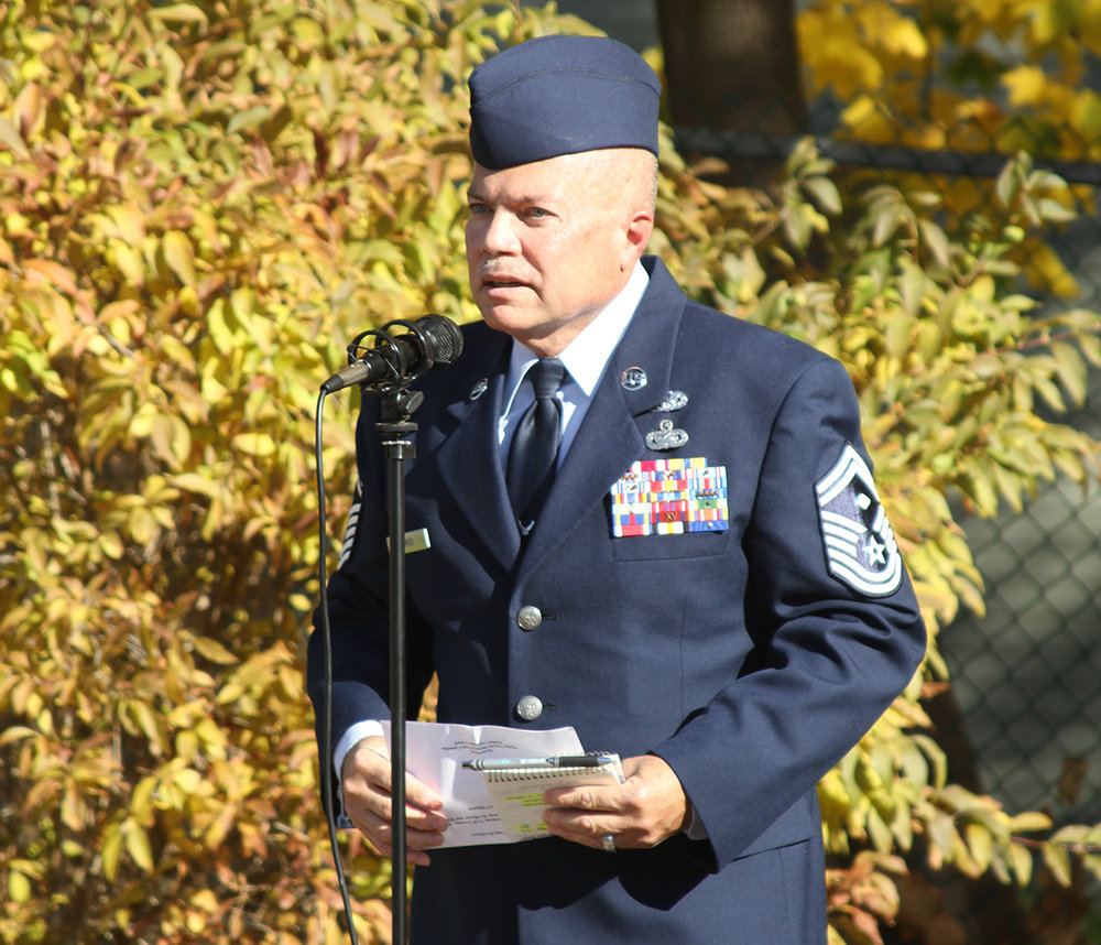 Walden Deputy Mayor John Ramos, a Retired Air Force Master Sgt., welcomed guests.