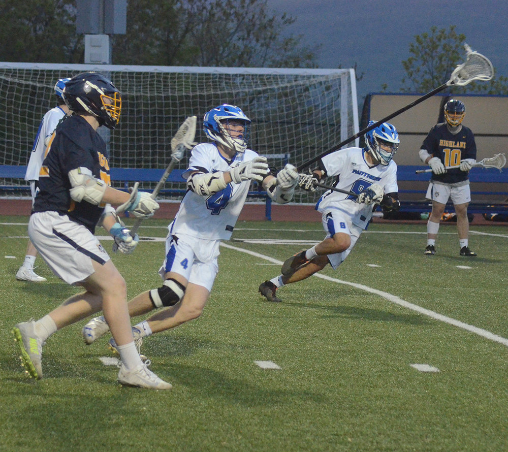 Friday’s boys’ lacrosse game against Highland at Wallkill High School.
