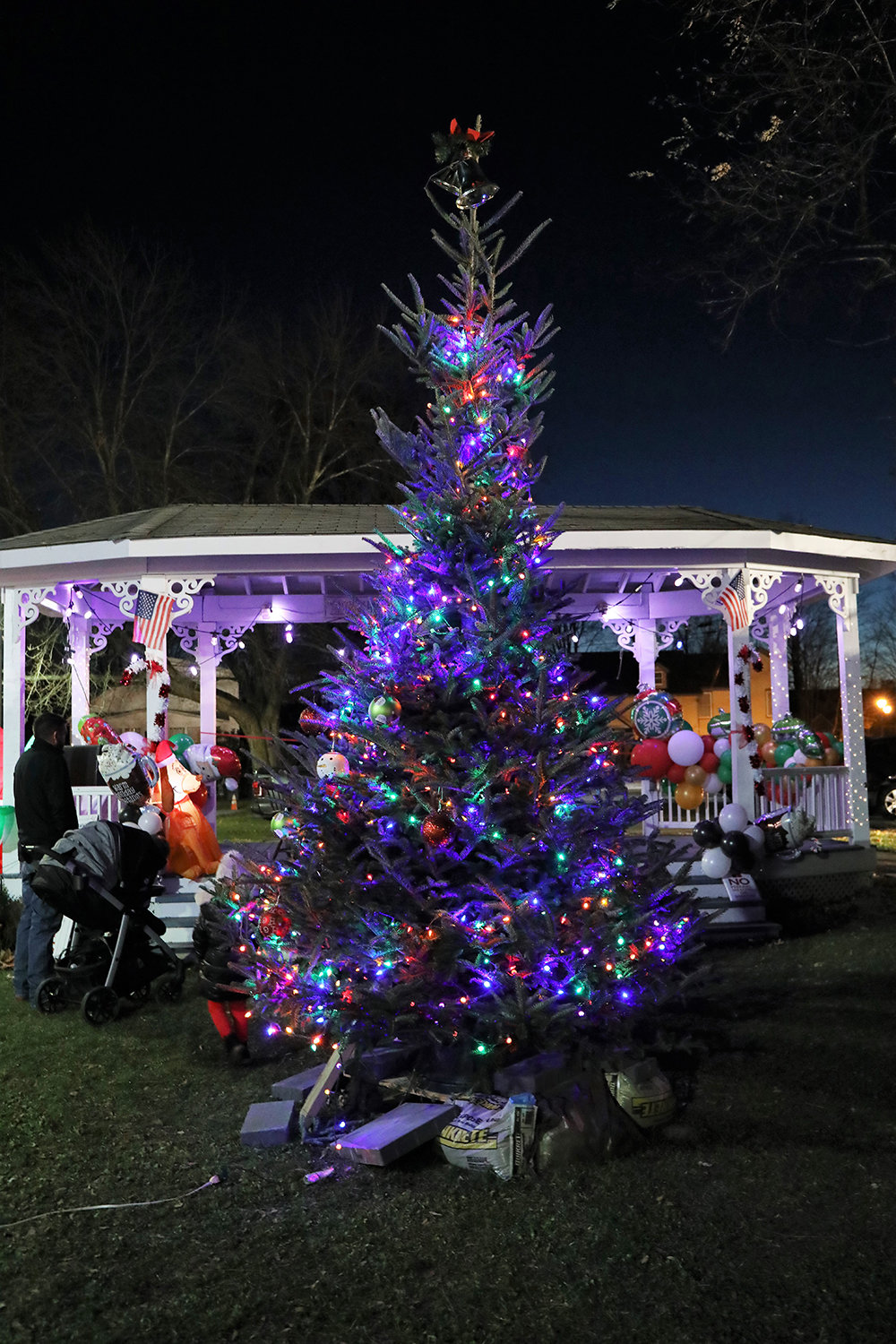 The lit Christmas Tree kicks off the official start of the holiday season.