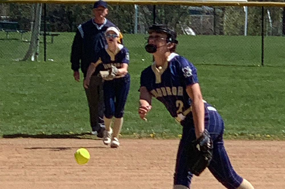 Newburgh hurler Samantha Williams delivers a pitch in Saturday’s 13-4 non-league win over Washingtonville.
