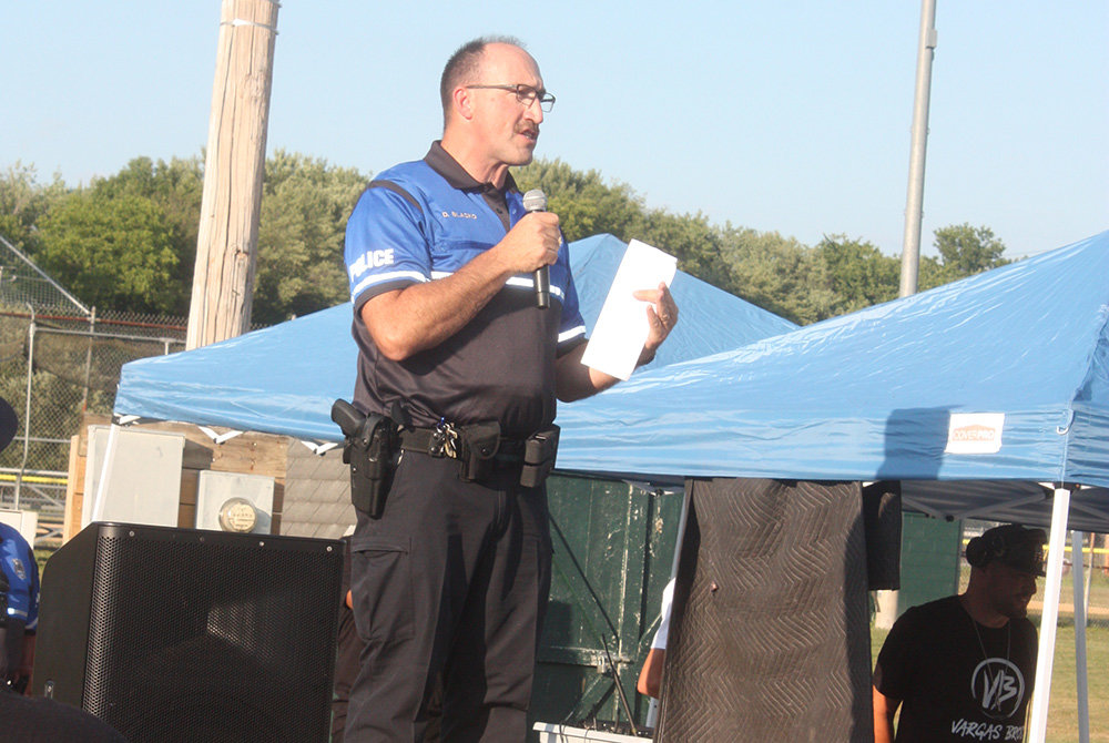 Crawford Police Chief Dominick Blasko welcomed everyone.