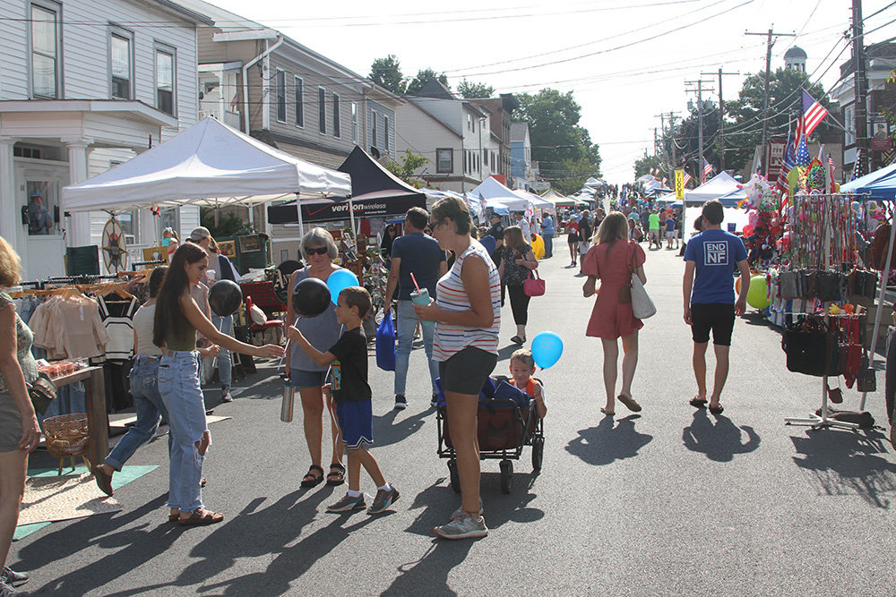 Clinton Street was lined with vendors on Saturday.