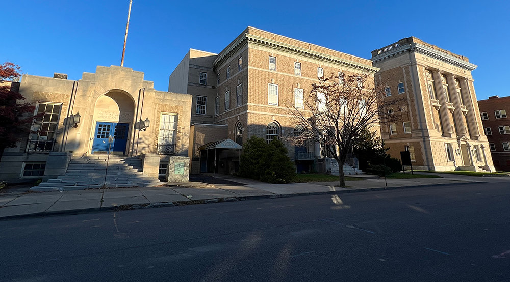 The American Legion building, the YMCA building and the Masonic Temple building located along Grand Street lay dormant and await their redevelopment in the City of Newburgh.