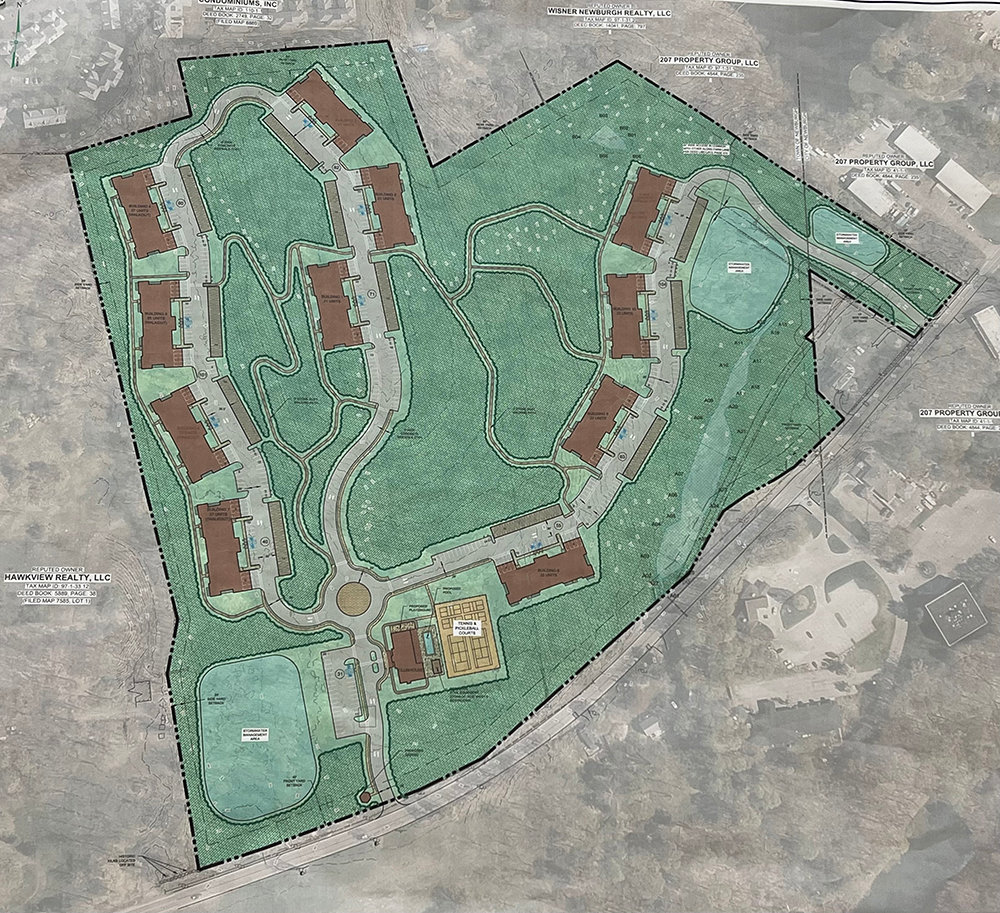Site plan  for the Britain Woods development.