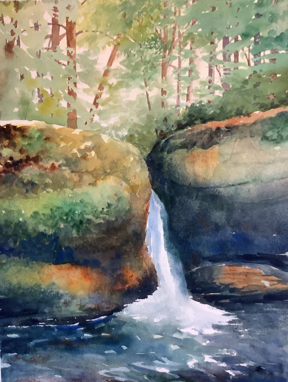 Frost Valley Falls by Ann Higgins.