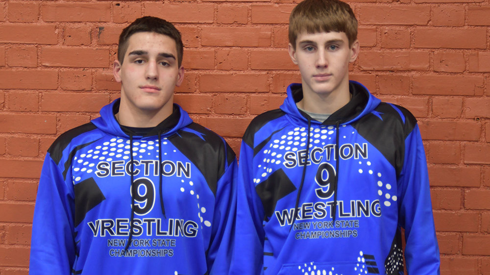 Pine Bush’s Braydon and Logan Pennell will represent Section 9 at the New York State Public High School Athletic Association Division I wrestling championships Friday and Saturday at the MVP Arena in Albany.
