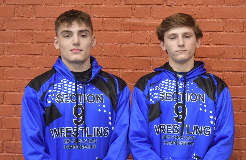 Valley Central’s Richie Degon and Luke Satriano will represent Section 9 at the New York State Public High School Athletic Association Division I wrestling championships Friday and Saturday at the MVP Arena in Albany.