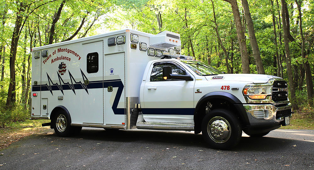 The newest  ambulance (affectionately named “the beast”) went into service last summer.