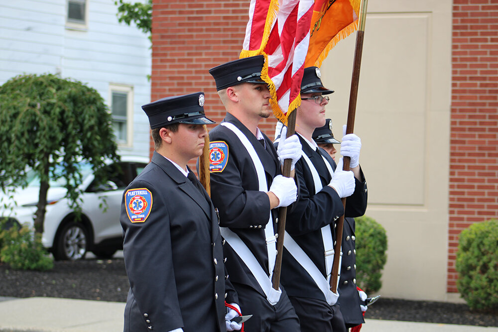 Plattekill Fire Department Color Guard.