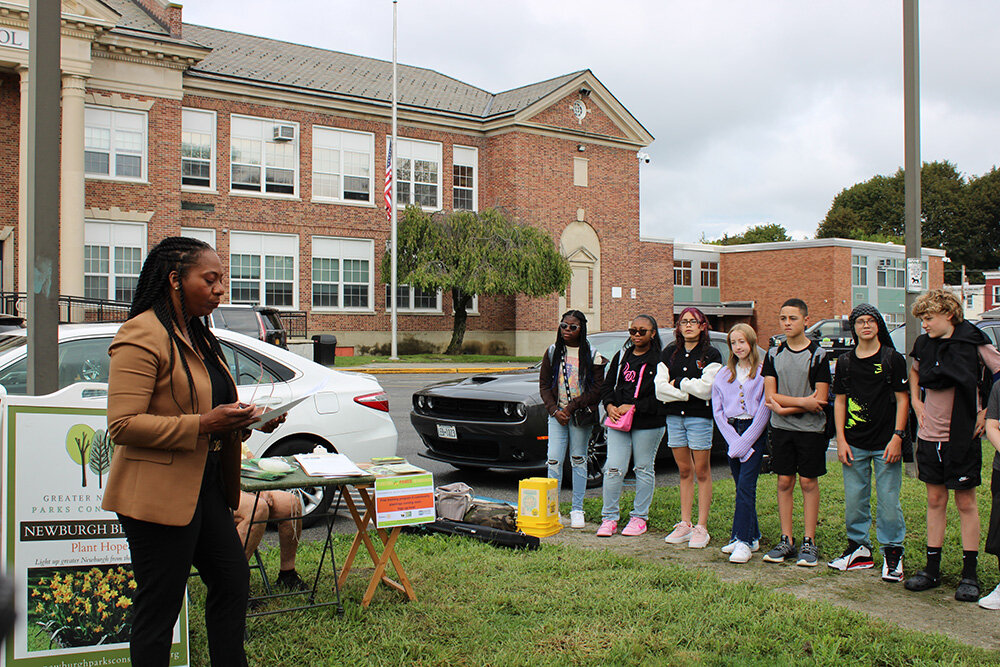 “We continue to be thankful for the Greater Newburgh Parks Conservancy for the part they play in educating our children, not only in planting these beautiful trees, but also in preparing our young graduates to be leaders in our community.” - Superintendent of School Dr.  Jackielyn Manning Campbell